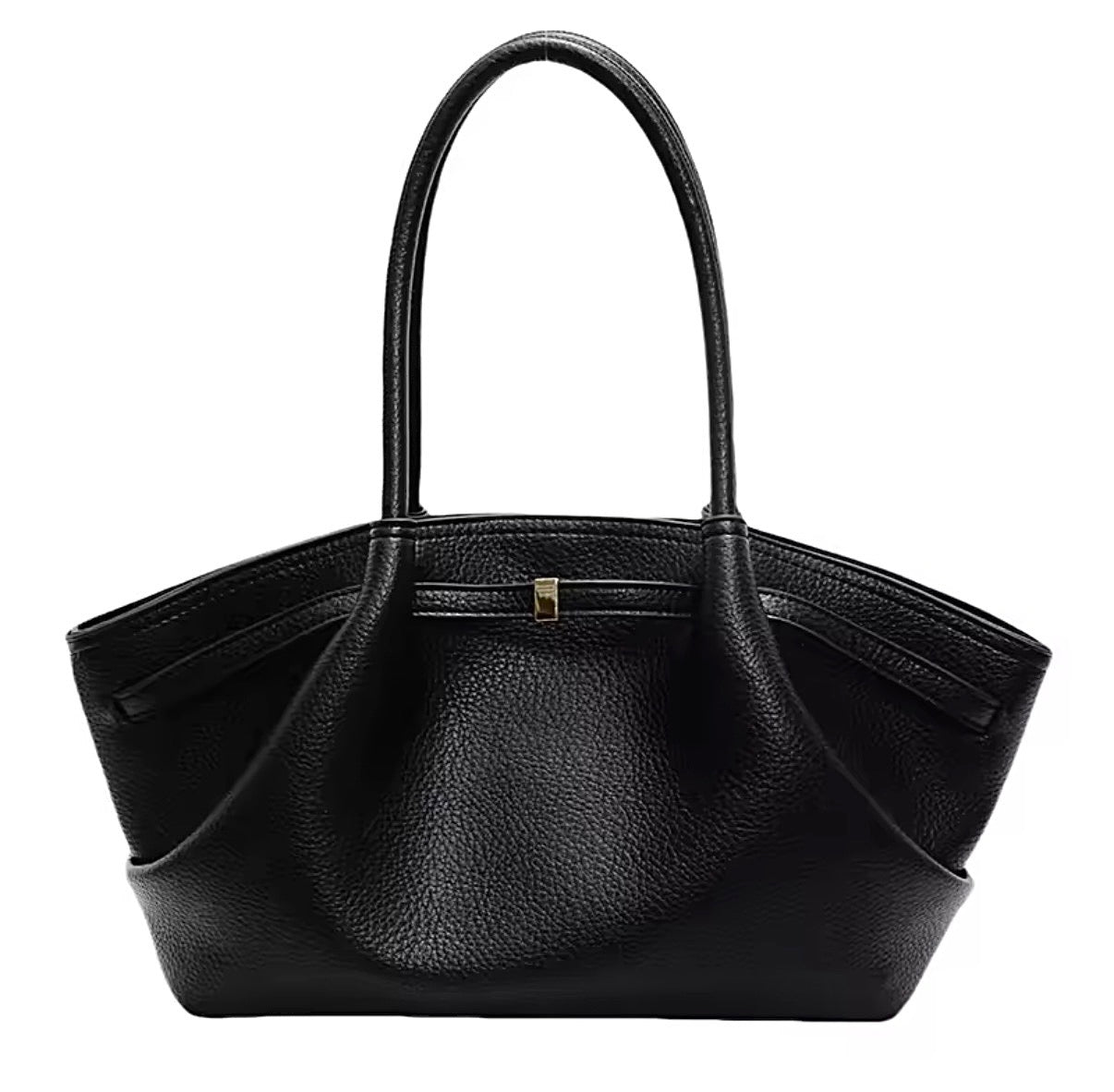 Lychee Style Leather Shoulder Bag