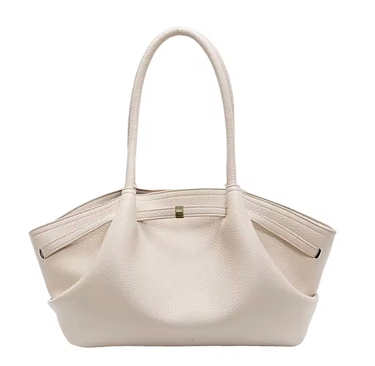 Lychee Style Leather Shoulder Bag