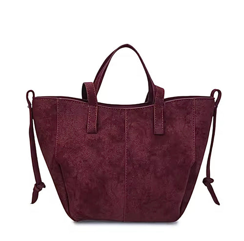 Luxur Suede Velvety Handbag