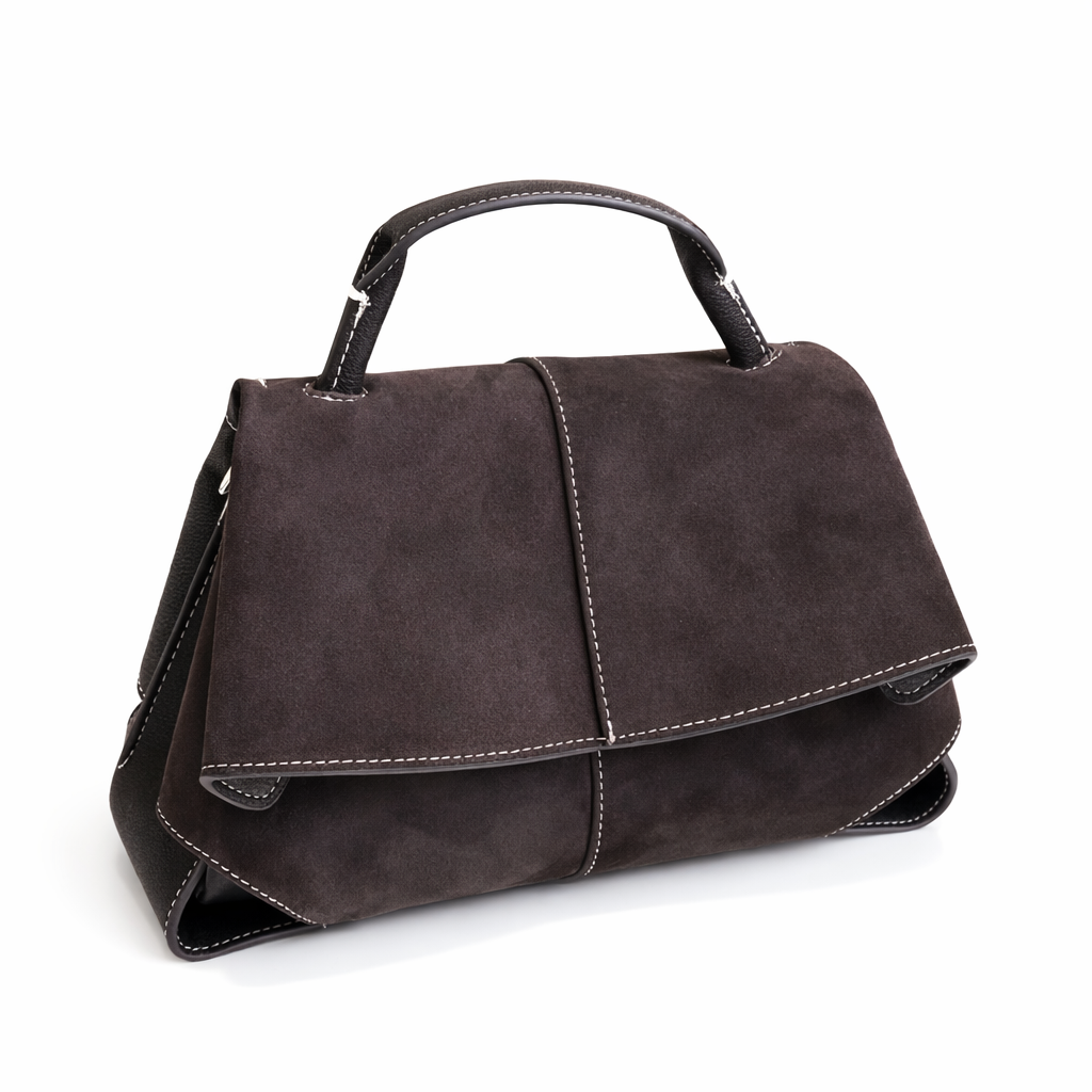 Luxury Faux Leather Frosted Handbag
